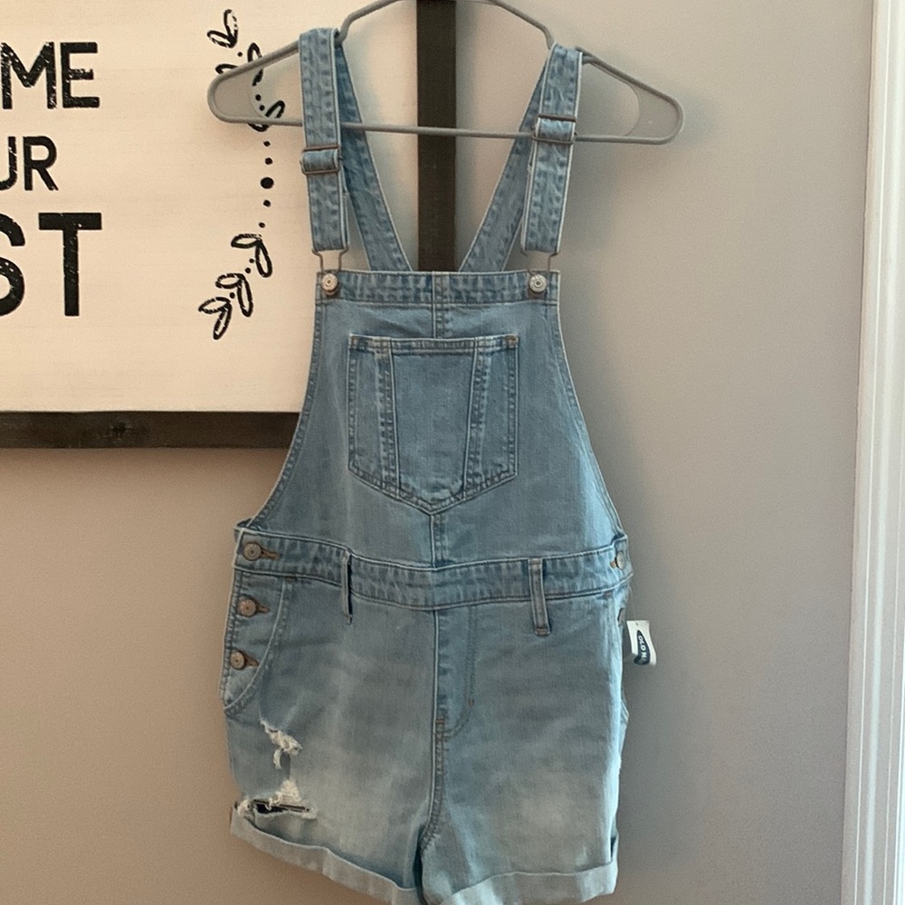 Womens NWT jean overalls